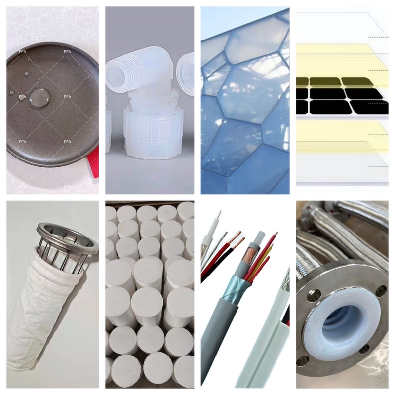 สีที่กําหนดเอง ฟลอโรพลาสติก วัตถุดิบ กระจกทนทานต่อ UV สอดคล้องกับ FDA