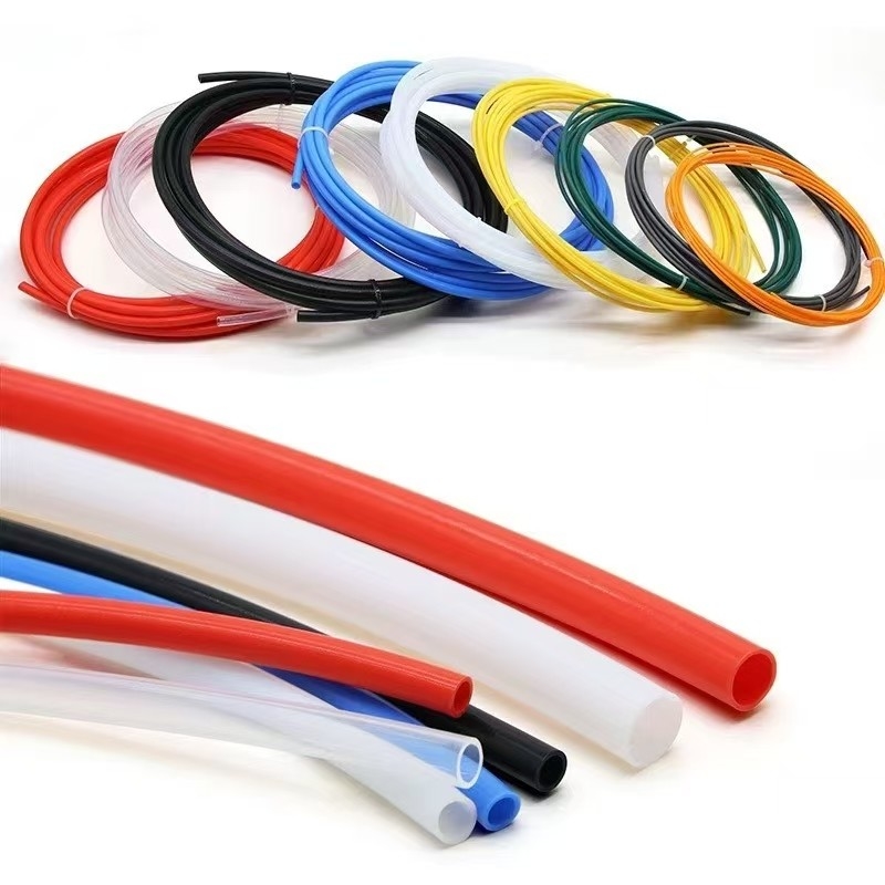 2mm ID × 4mm OD ท่อ PTFE ที่ยืดหยุ่น ทนต่อความร้อน พื้นผิวที่ไม่ติด เหมาะสําหรับห้องปฏิบัติการแคทีเตอร์ ทนต่อสารเคมีความบริสุทธิ์สูง